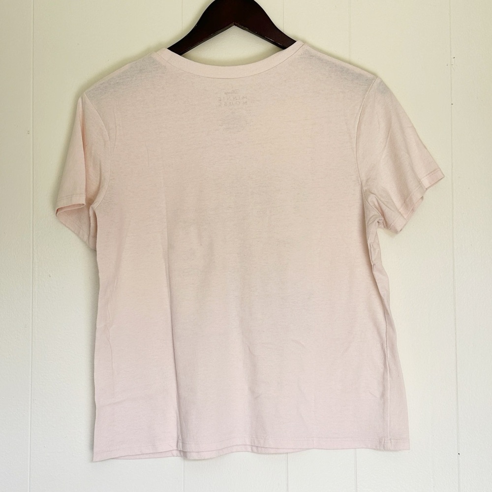 DISNEY Minnie Mouse J’Adore Short Sleeve Tee Medium - Picture 4 of 5